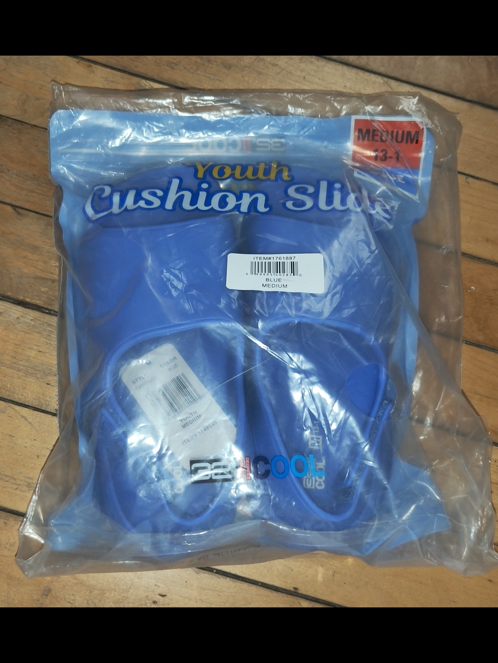 32 Degrees Youth Cushion Slide Water Shoes - Blue